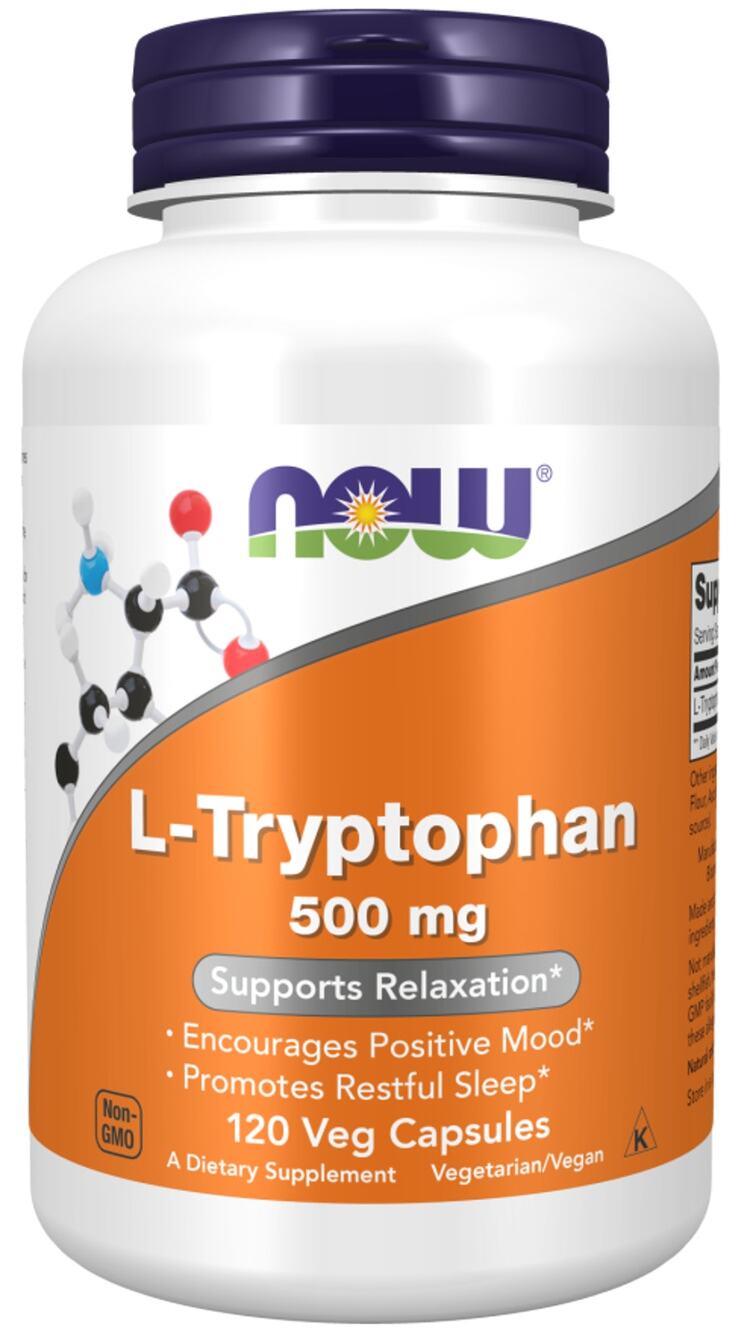 L-Tryptophan 500 mg Veg Capsules 120 count